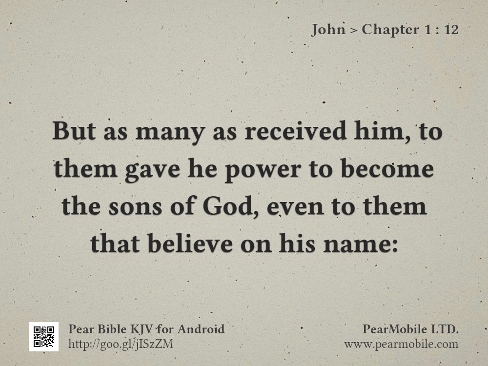 John, Chapter 1:12